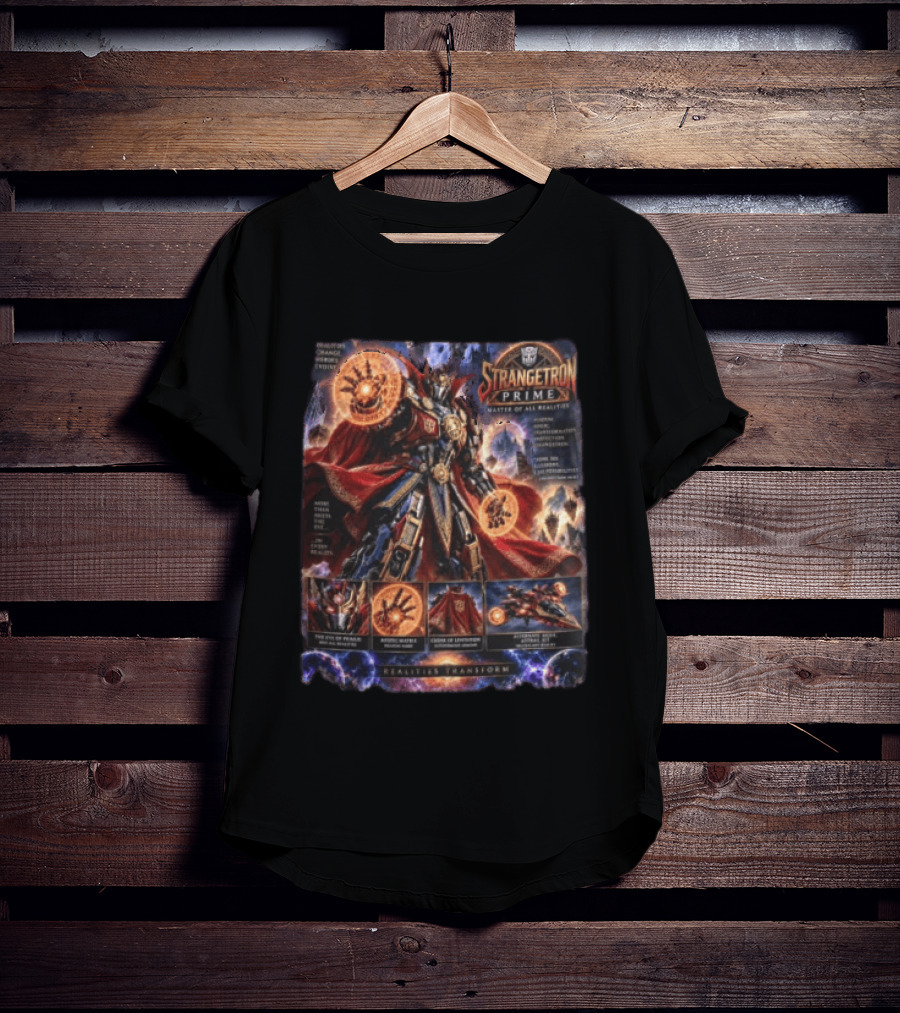 Strangetron Prime Master Of All Realities Realities Transform Mystic Master Crown Of Leviathos Eye Of Paradox T-Shirt