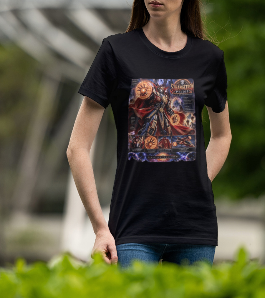 Strangetron Prime Master Of All Realities Realities Transform Mystic Master Crown Of Leviathos Eye Of Paradox T-Shirt