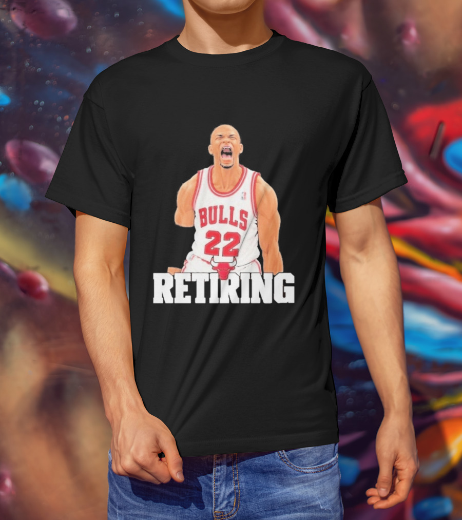 Taj Gibson 22 Bulls Retiring Iconic Moment T-Shirt