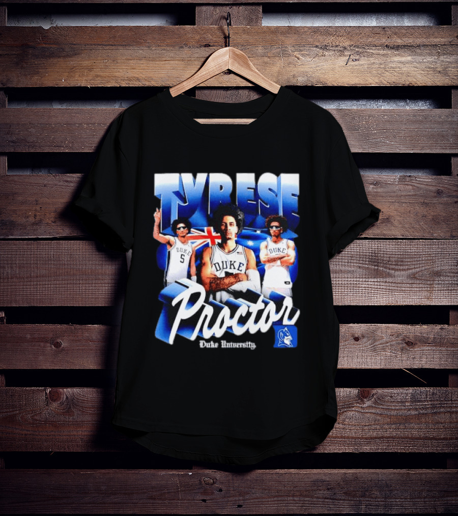 Tyrese Proctor Duke University Blue Devils Basketball Collage T-Shirt