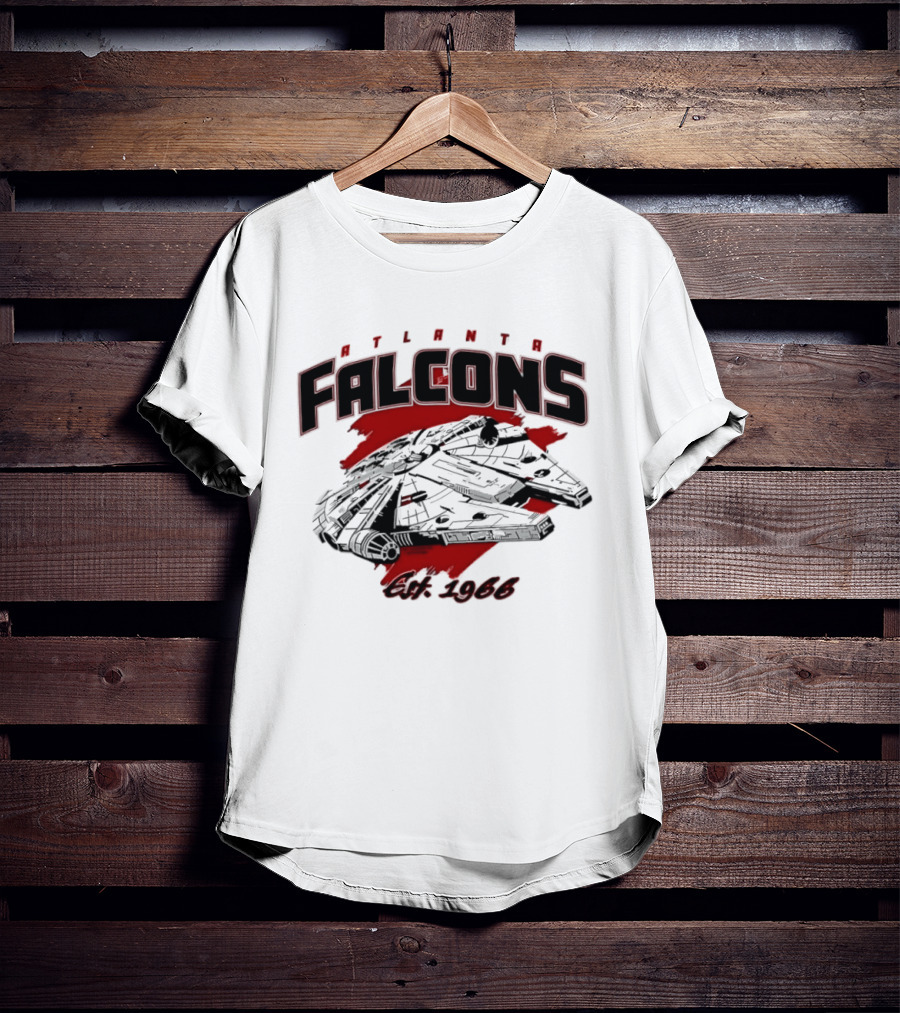 Atlanta Falcons Est 1966 Millennium Falcon Mashup T-Shirt