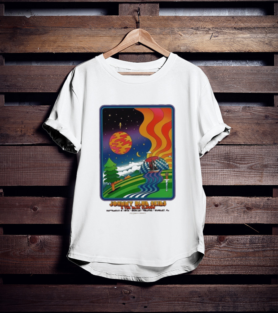 Johnny Blue Skies And The Dark Clouds Greek Theatre Berkeley CA September 15 2026 Event Psychedelic T-Shirt