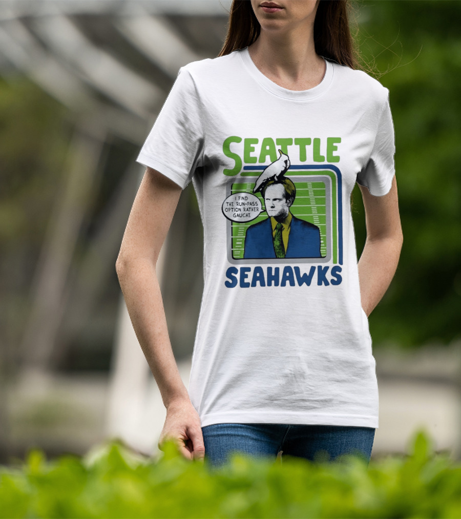 Kelsey Grammer Seahawks Run Pass Option Gauche T-Shirt