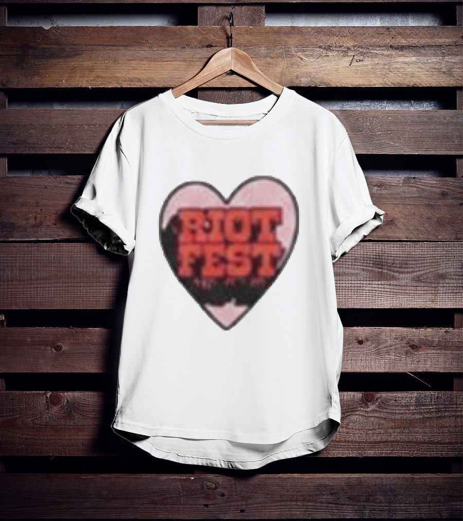 Riot Fest 2026 Chicago September 18 20 Heart T-Shirt