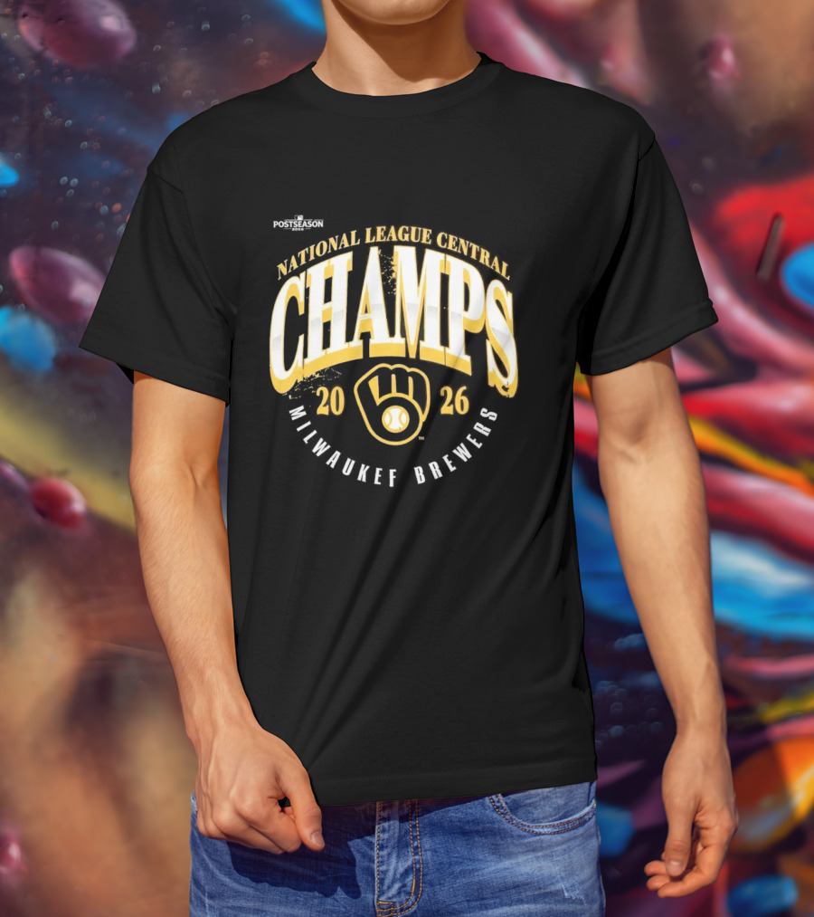 Milwaukee Brewers 2026 National League Central Champs T-Shirt
