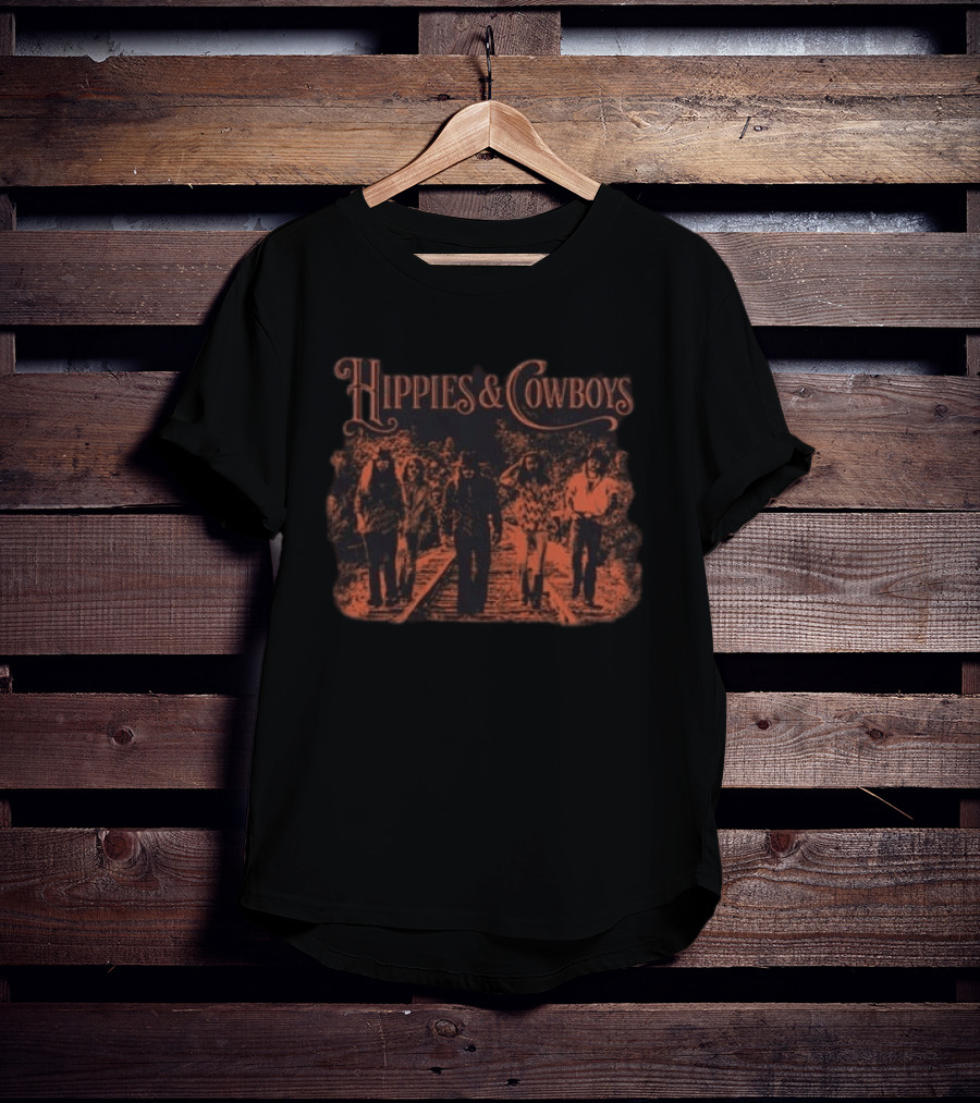 Hippies And Cowboys 2026 Europe Tour Railroad Walkway T-Shirt