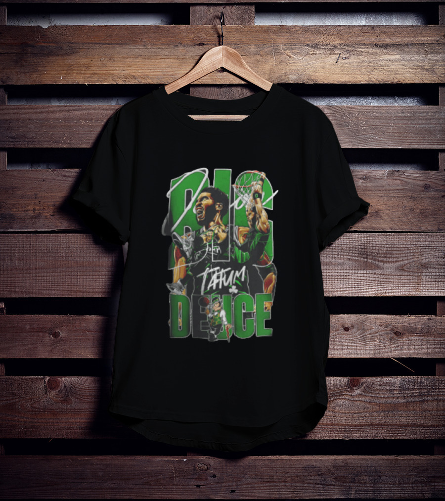Boston Celtics Tatum Big Deuce Dunking T-Shirt