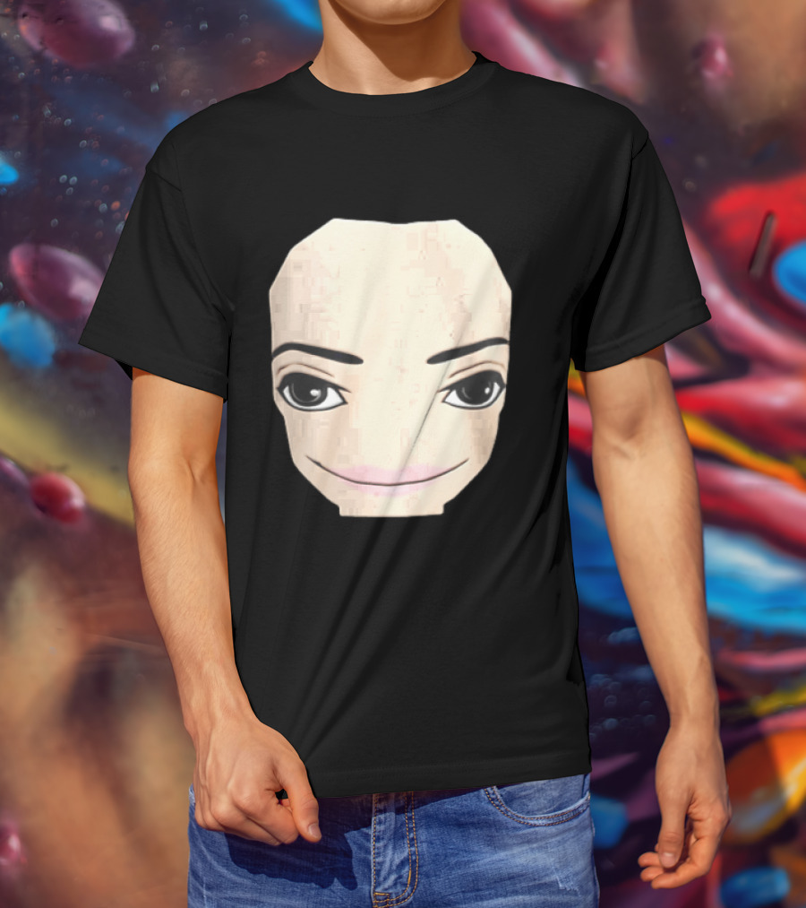 Roblox Avatar Smirking Face Female T-Shirt