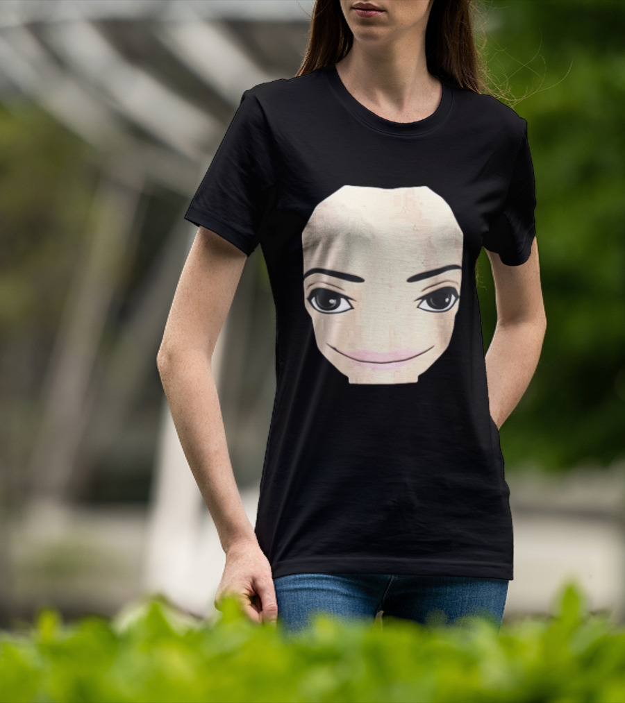 Roblox Avatar Smirking Face Female T-Shirt