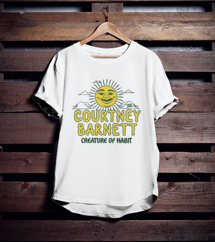 Courtney Barnett Creature Of Habit Sunny Face T-Shirt