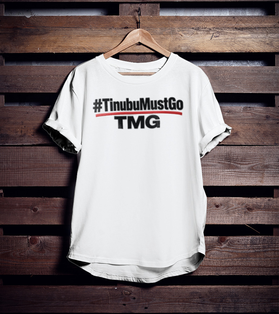 #TinubuMustGo TMG Red Arch Line T-Shirt
