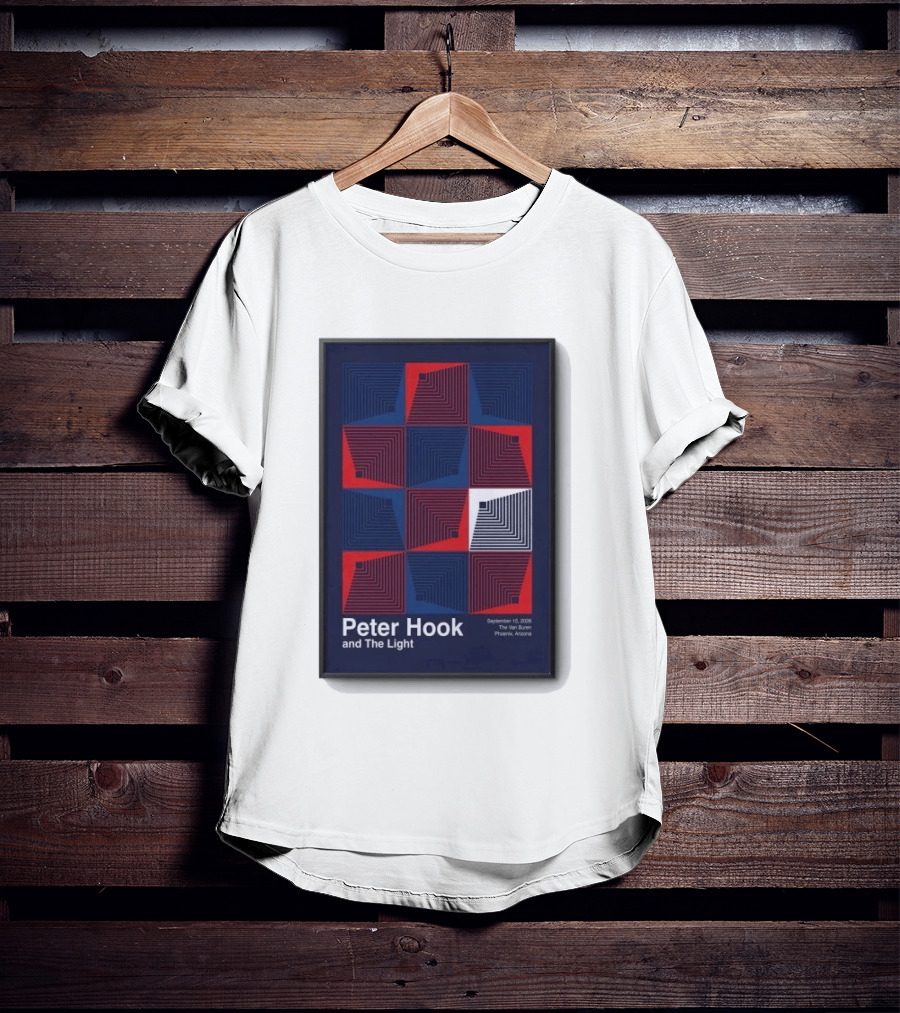 Peter Hook And The Light September 15 2026 The Van Buren Phoenix Arizona T-Shirt