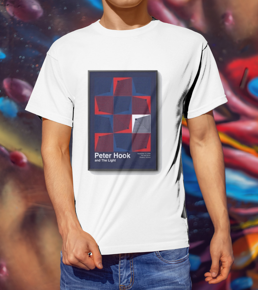 Peter Hook And The Light September 15 2026 The Van Buren Phoenix Arizona T-Shirt