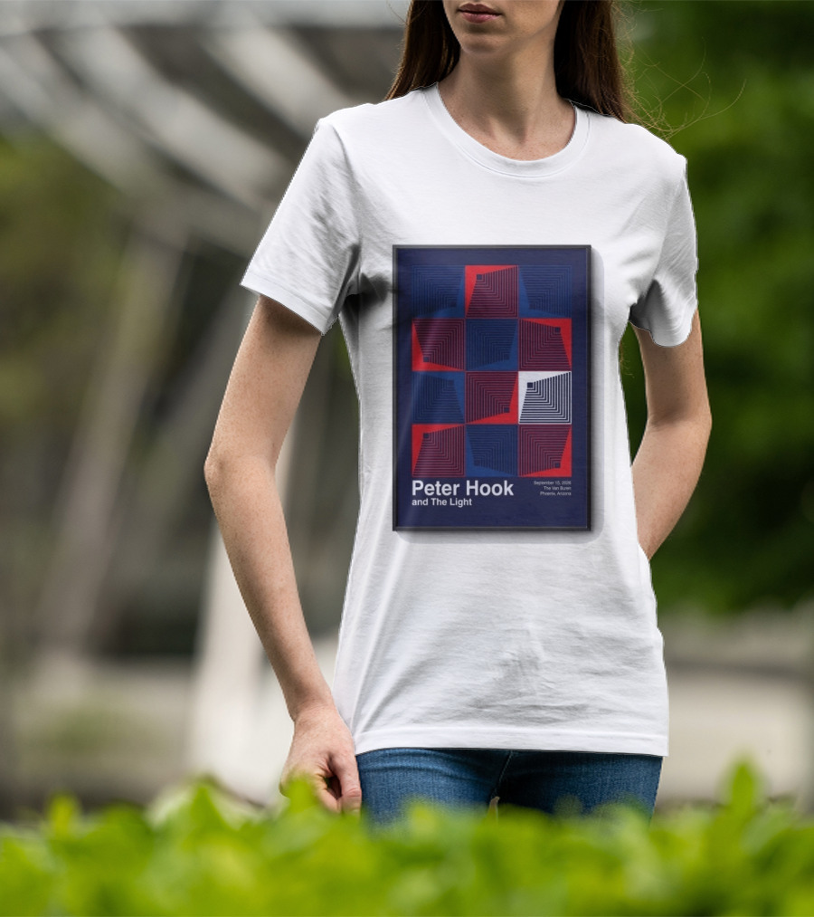 Peter Hook And The Light September 15 2026 The Van Buren Phoenix Arizona T-Shirt
