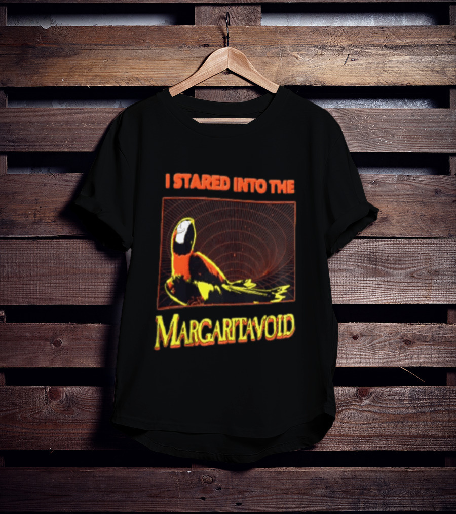 I Stared Into The Margaritavoid Macaw Parrot Psychedelic Journey T-Shirt