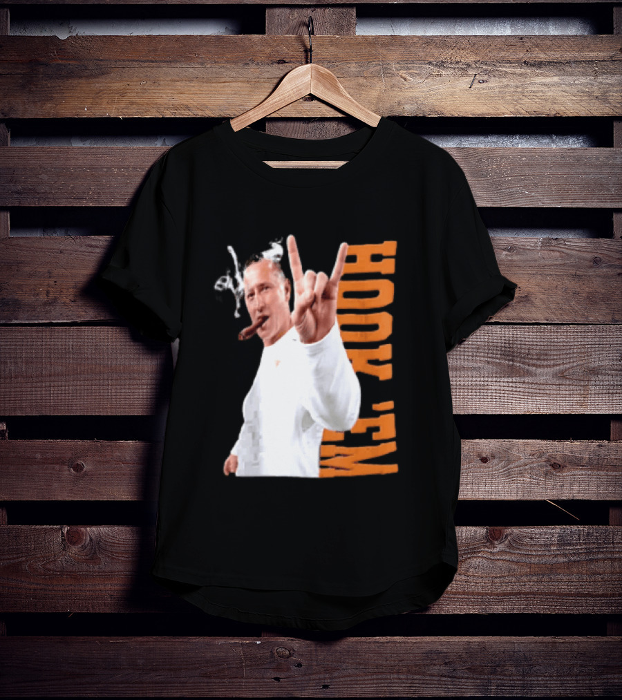 Coach Steve Sarkisian Hock 'Em Gesture Football Spirit T-Shirt