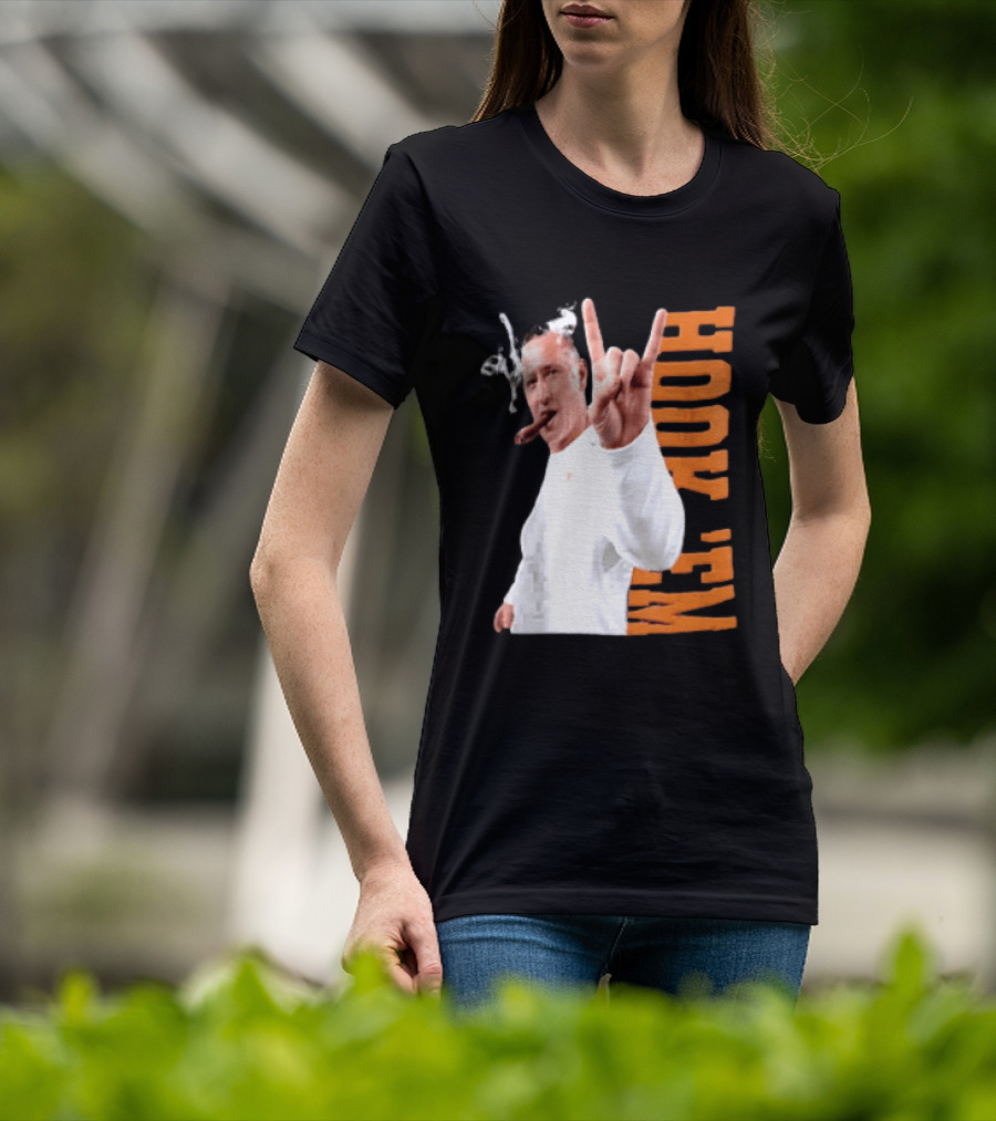 Coach Steve Sarkisian Hock 'Em Gesture Football Spirit T-Shirt
