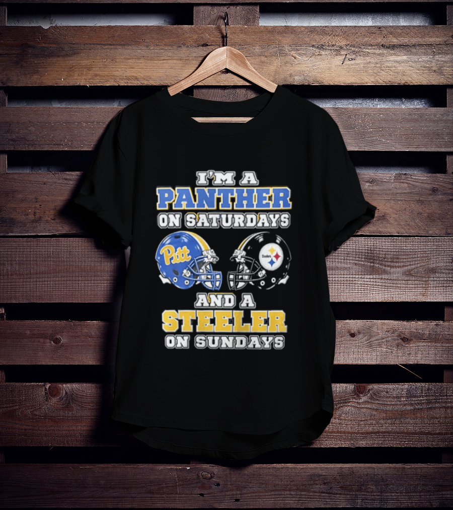 I’m A Panther On Saturdays And A Steeler On Sundays T-Shirt