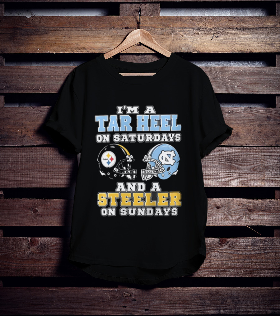 Pitt Panther On Saturdays And Steeler On Sundays Football Team Spirit T-Shirt