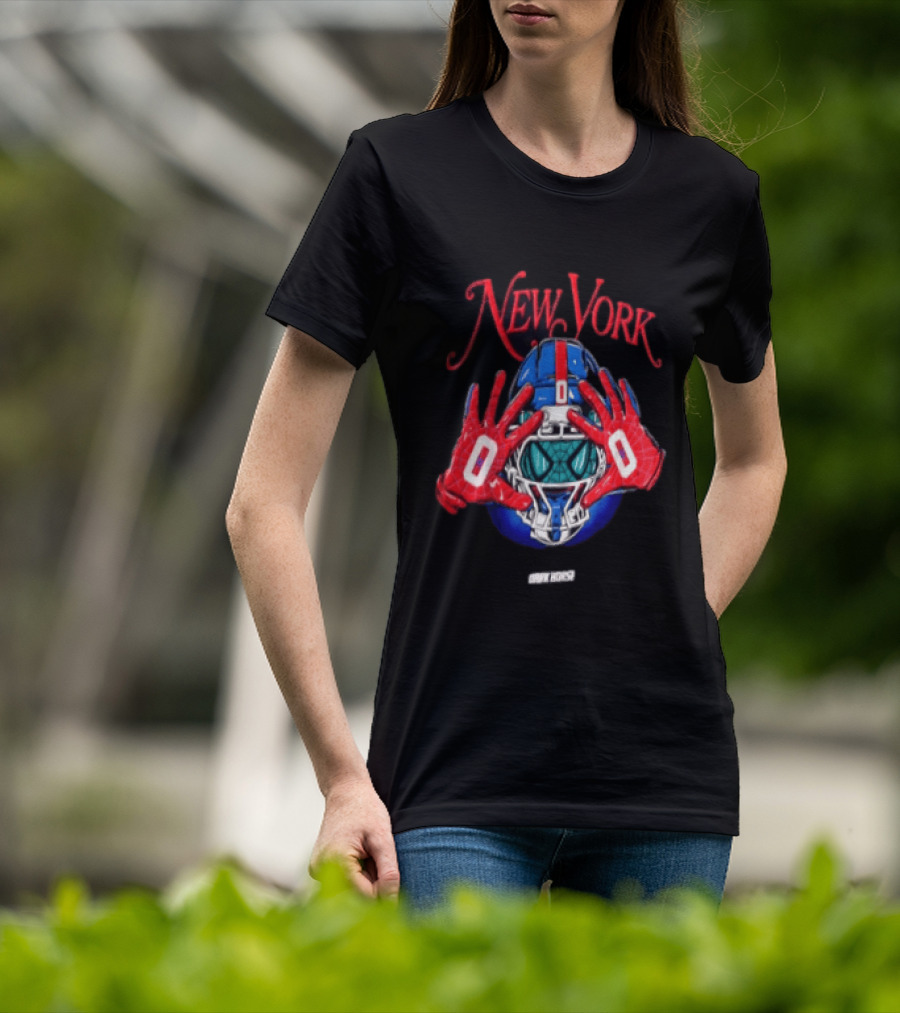 New York Dark Horse Helmet Spider Man Gloves T-Shirt