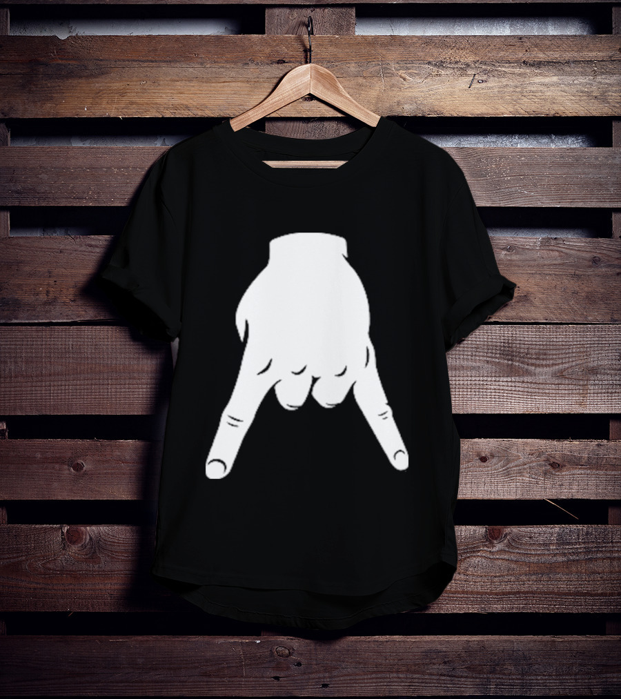 Horns Down Hand Gesture Texas Rivalry Sports Fan T-Shirt