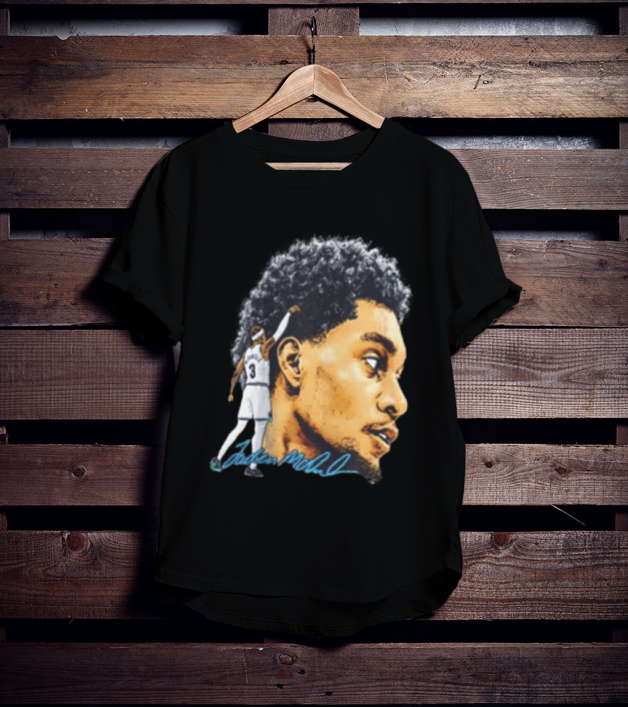 Jaden McDaniels Minnesota Timberwolves Signature T-Shirt
