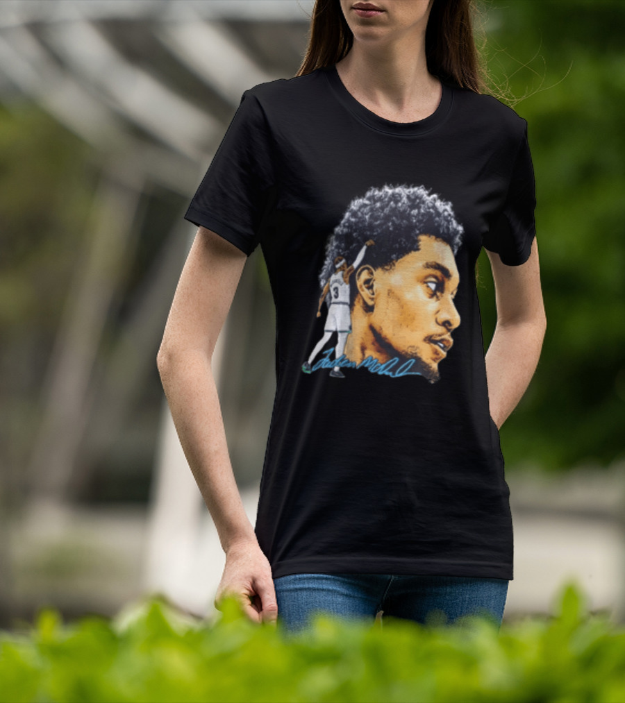 Jaden McDaniels Minnesota Timberwolves Signature T-Shirt