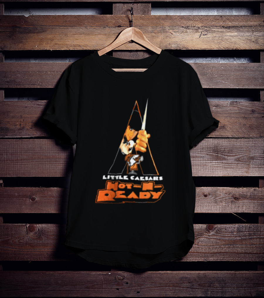 Little Caesars Hot N Ready A Work Orange Pizza Fusion T-Shirt