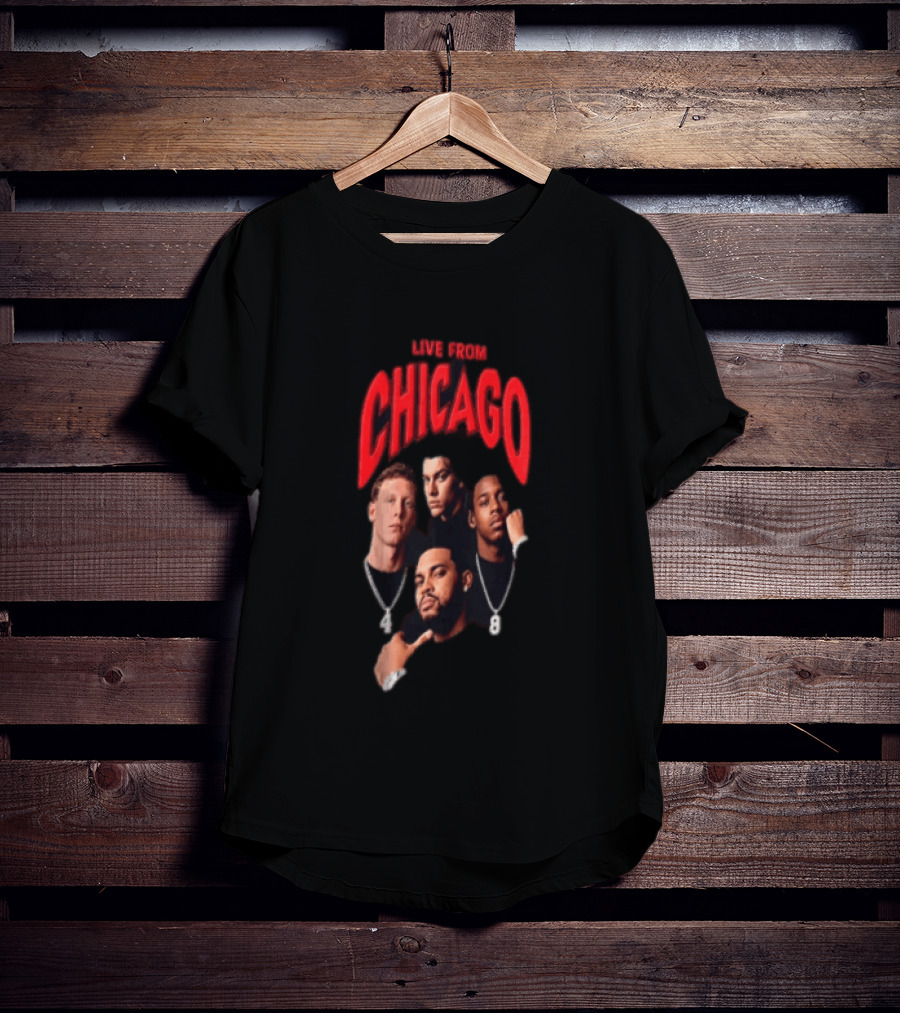 Live From Chicago Basketball Stars T-Shirt