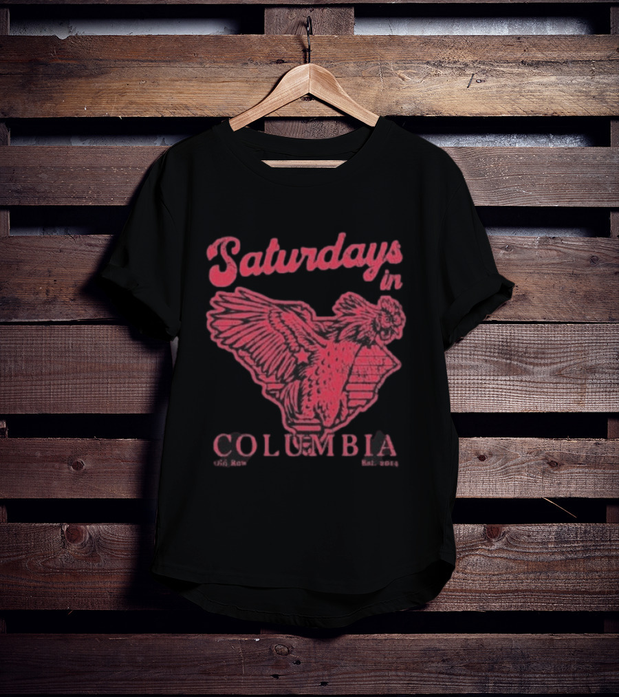Saturdays In Columbia South Carolina Gamecocks T-Shirt