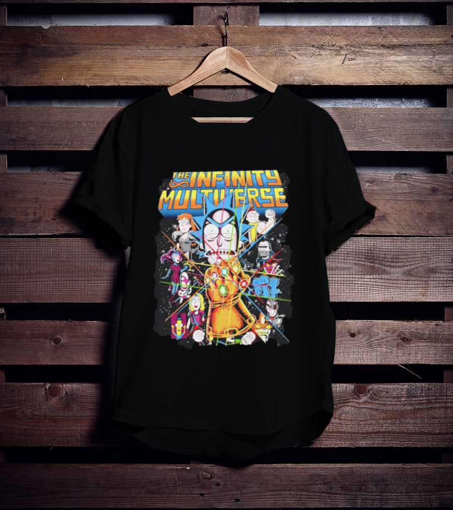 The Infinity Multiverse Crossover Characters Bejeweled Glove T-Shirt