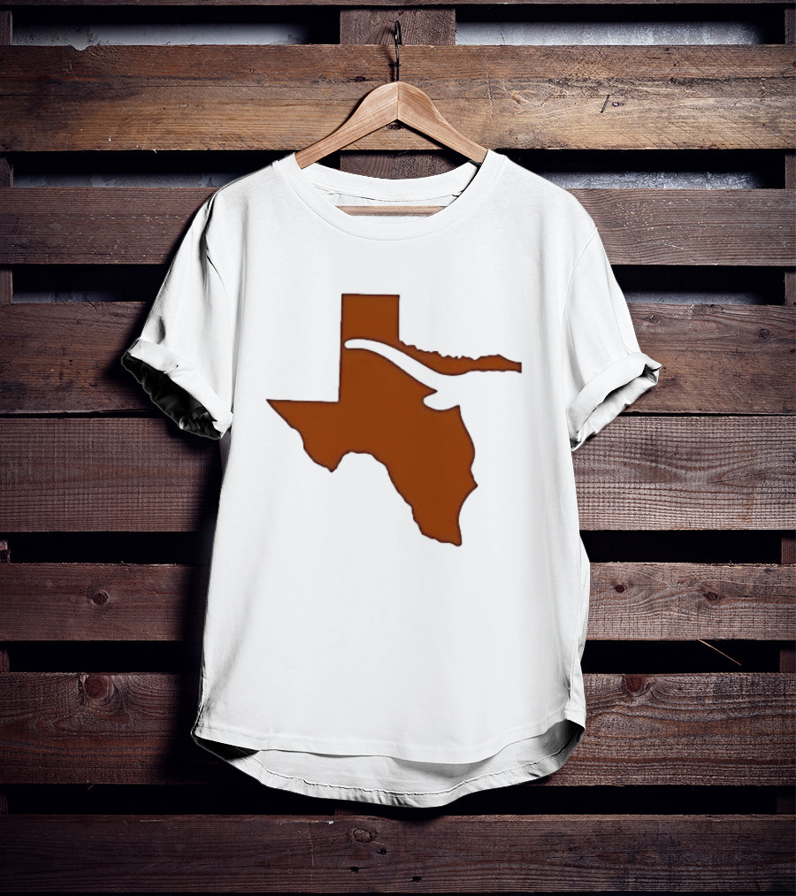 Texas State Longhorn Steer Original Orange T-Shirt