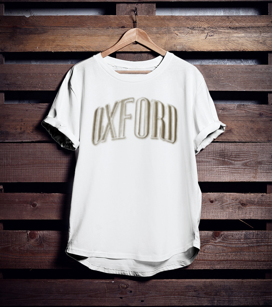 Oxford Beige Crown Pink Brim 3D Embroidered Block Cap T-Shirt