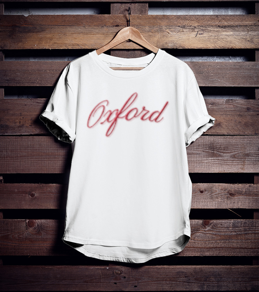 Oxford Red Calligraphy Mississippi State Fan T-Shirt