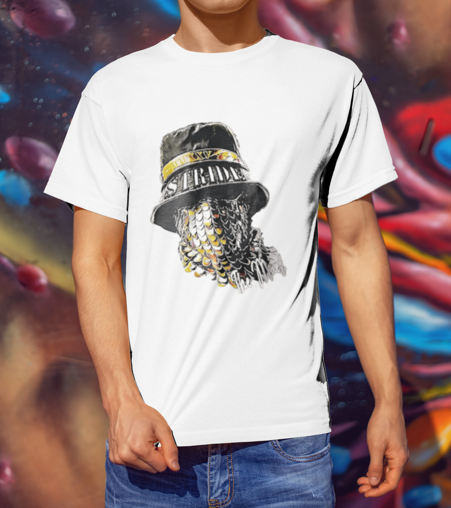 Strides Mmxxv Magpie Bucket Hat Golden Feather Mask T-Shirt