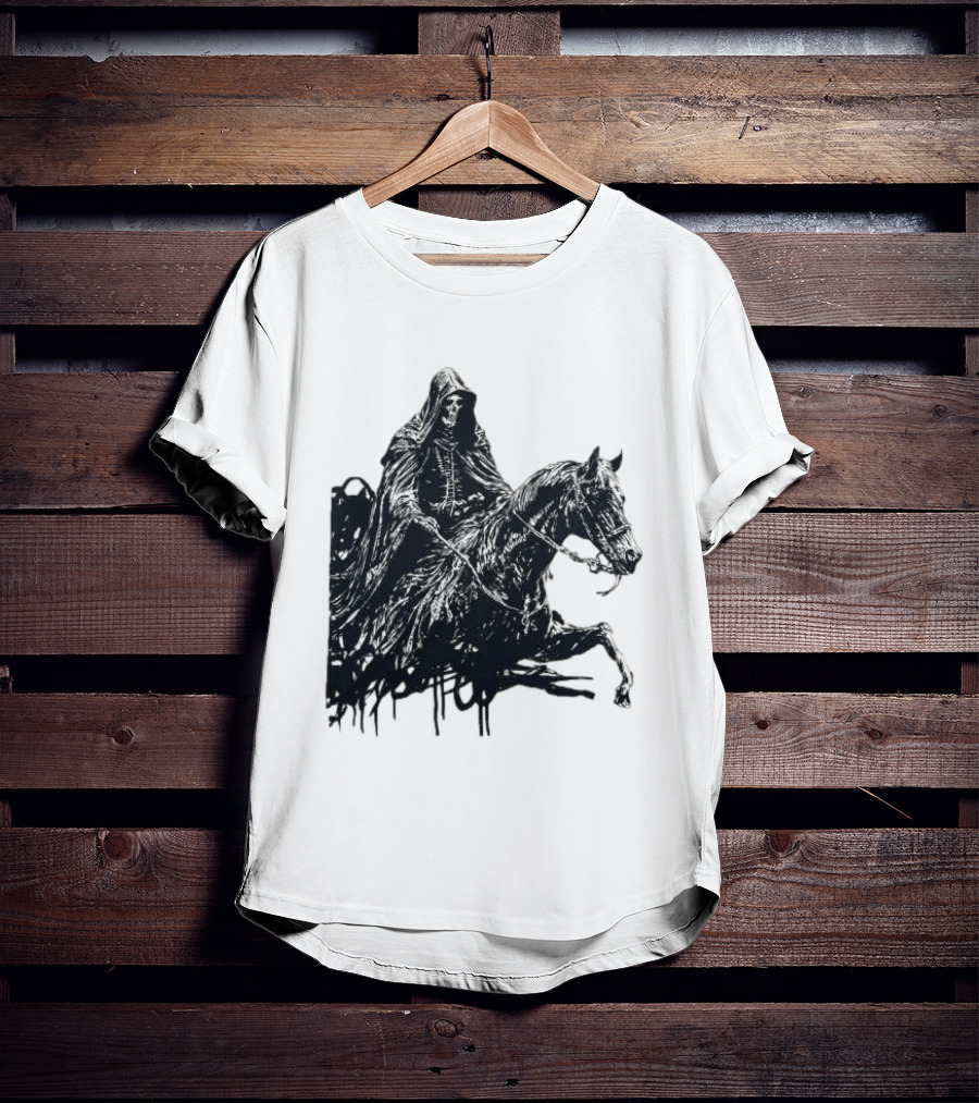 A7x World Store Total Surrender Grim Reaper Horseman T-Shirt