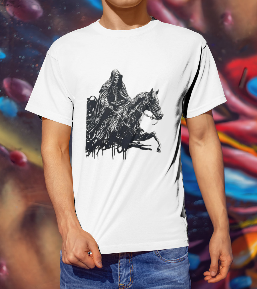 A7x World Store Total Surrender Grim Reaper Horseman T-Shirt