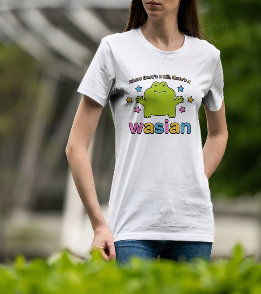 Frog Where There's A Will There's A Wasian Stars T-Shirt