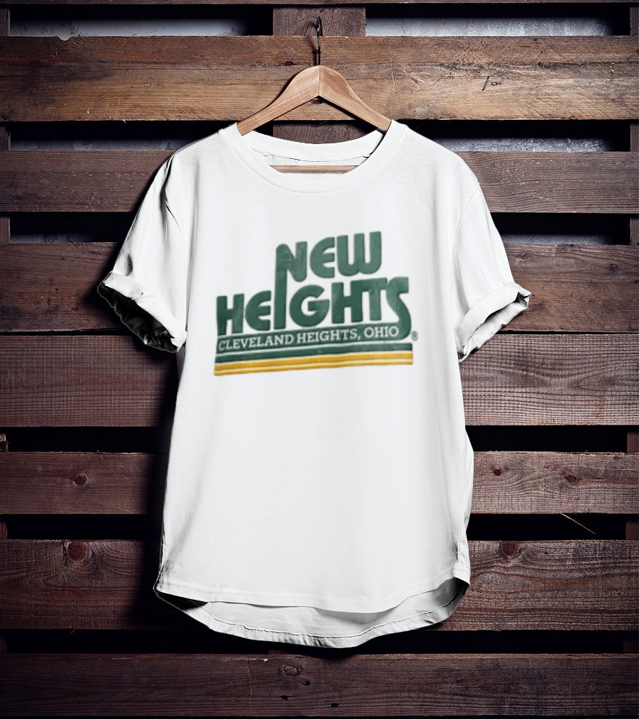 Jason Kelce New Heights Cleveland Heights Ohio T-Shirt