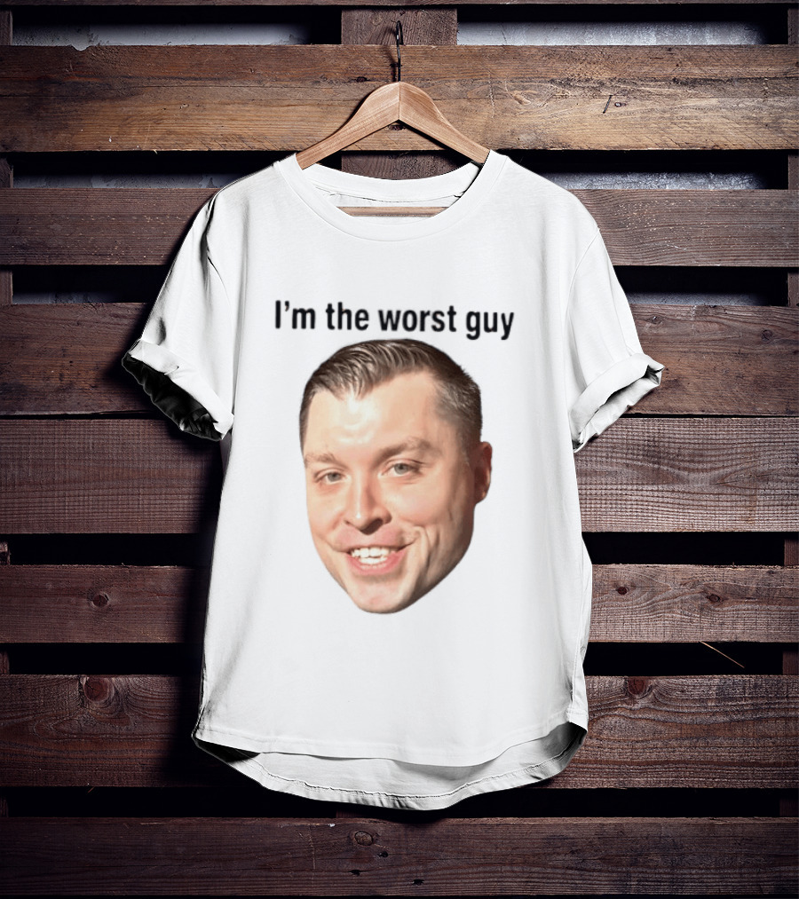 Jimmy Failla I'm The Worst Guy Big Head Face Meme T-Shirt