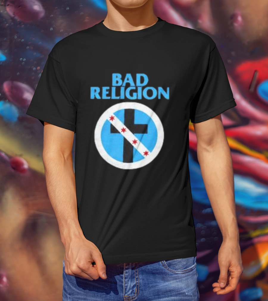 Bad Religion Store Riot Fest Chicago T-Shirt
