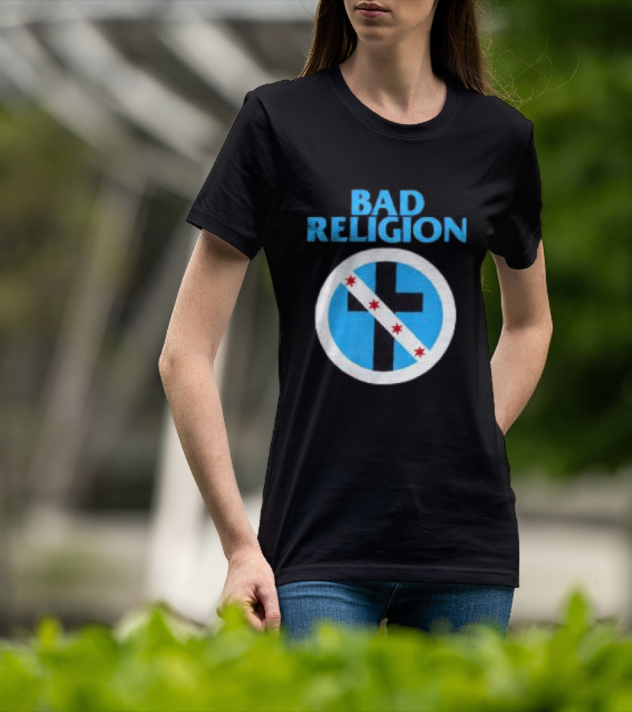 Bad Religion Store Riot Fest Chicago T-Shirt
