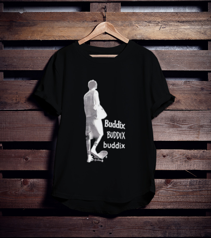 Buddix Person Standing On Skateboard Buddix BUDDIX Buddix T-Shirt
