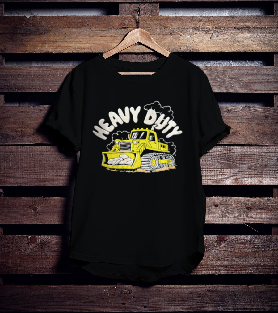 Heavy Duty Bulldozer With Rocks T-Shirt