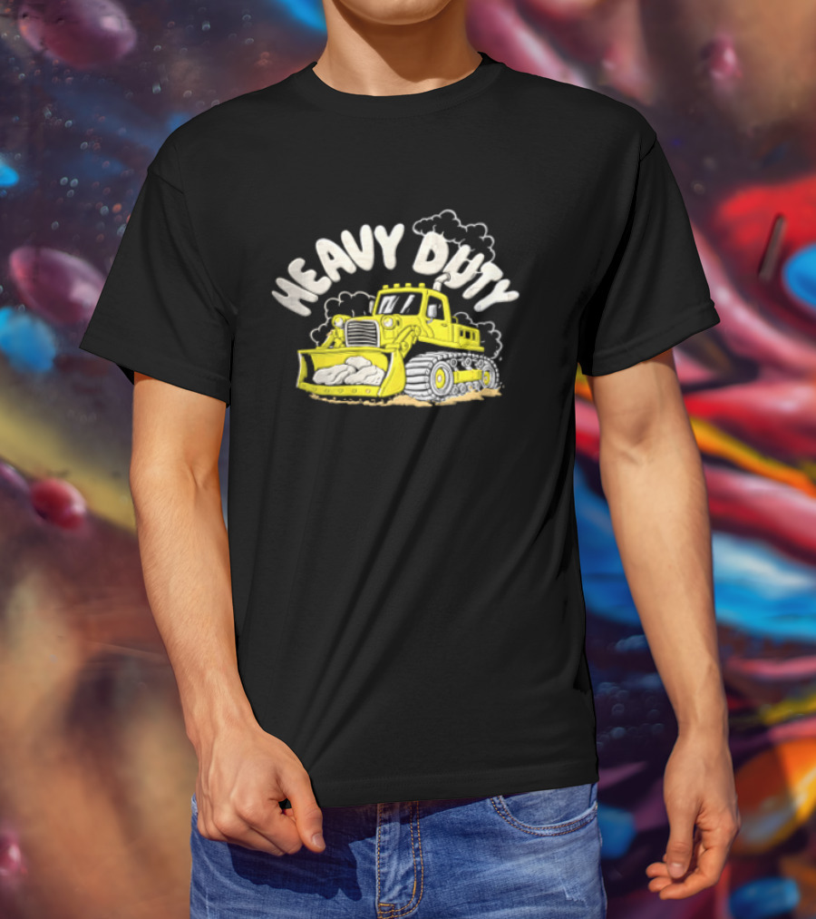 Heavy Duty Bulldozer With Rocks T-Shirt
