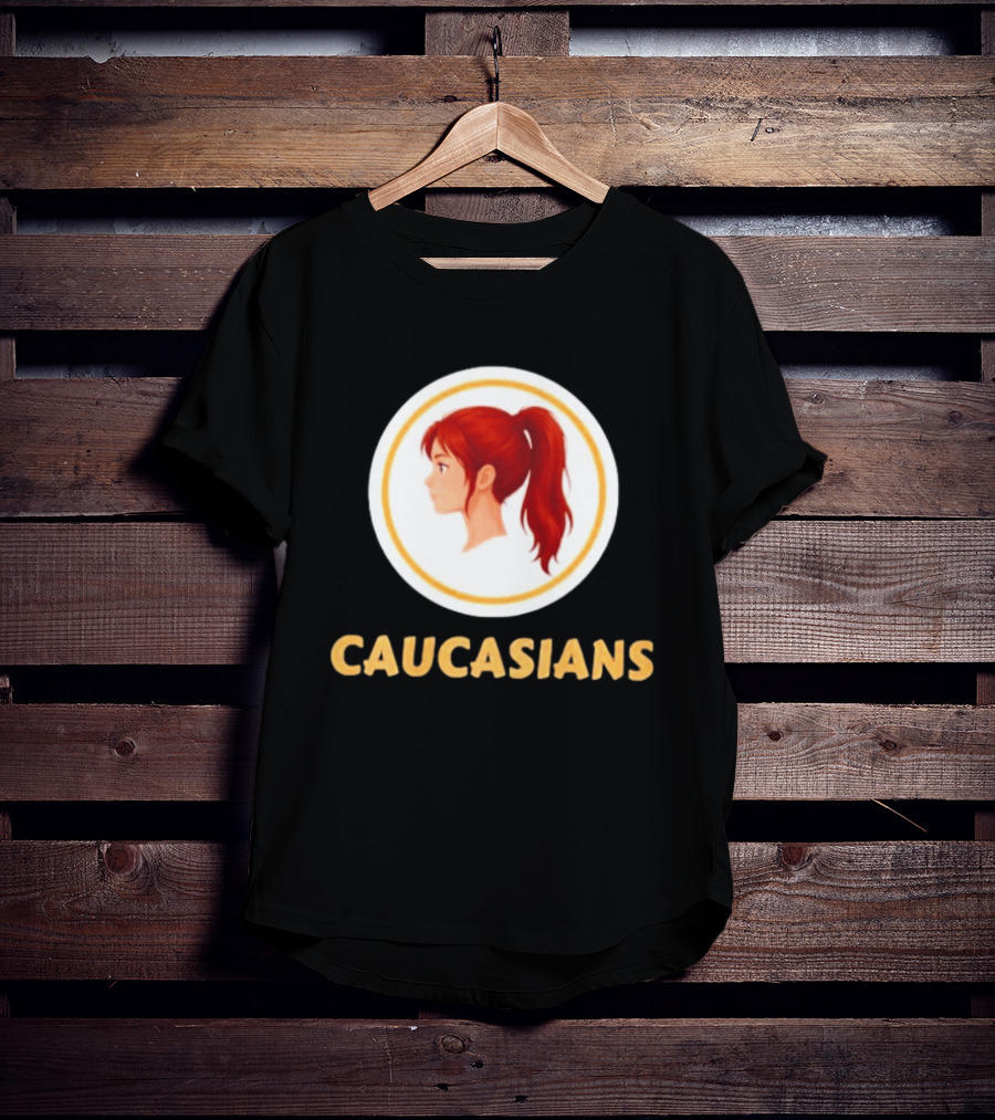 Caucasians Redhead Ponytail Profile T-Shirt