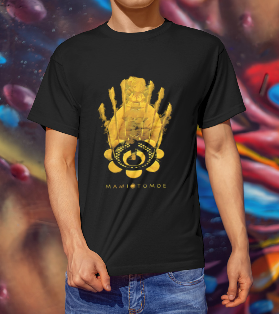 Mami Tomoe Magical Anime Character Golden T-Shirt