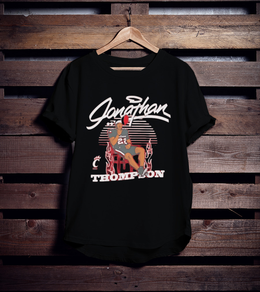 Jonathan Thompson Cincinnati Bearcats Football Player 22 Casual T-Shirt