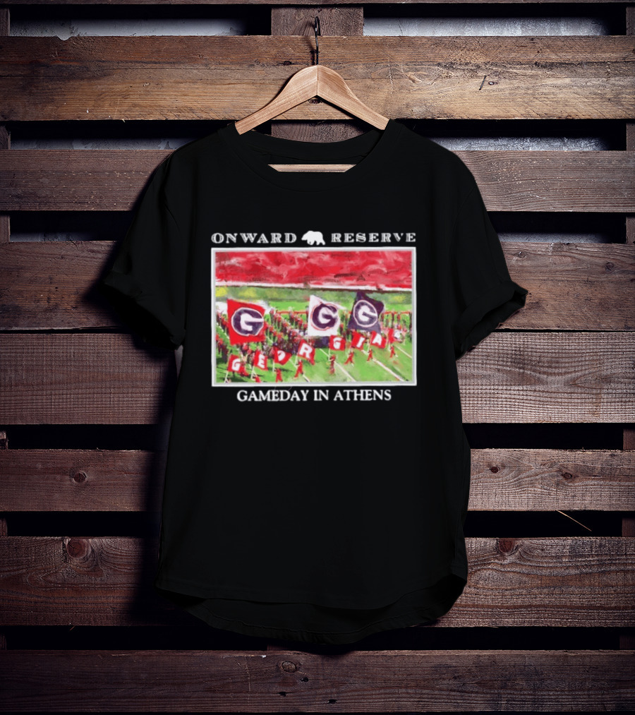 Onward Reserve Georgia Bulldogs Gameday In Athens T-Shirt