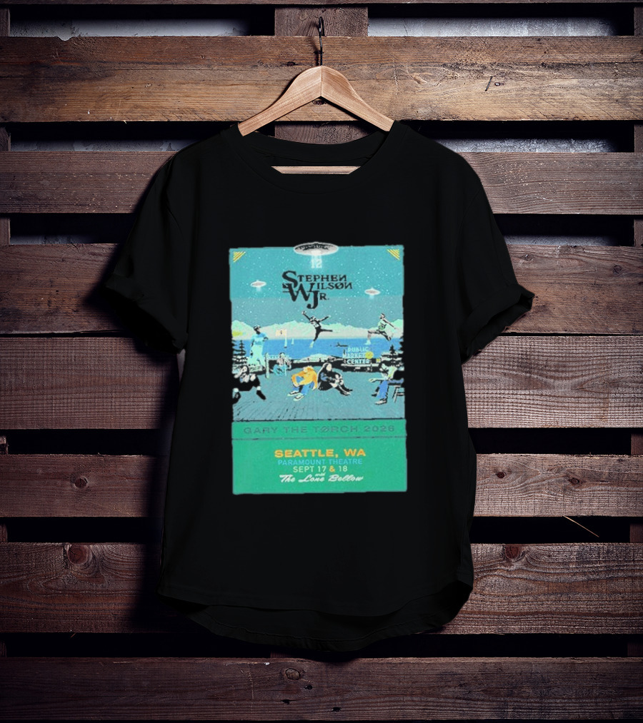 Stephen Wilson Jr Carry The Torch 2026 Seattle Paramount Theatre Event September 17 18 Public Market Center Seattle WA T-Shirt